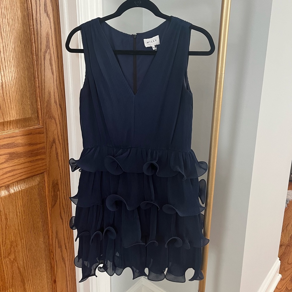 Milly navy mini dress. Size 6